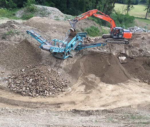 SARL Viret Revalorisation de matériaux inertes après chantier BTP et démolition à Albens, en Savoie