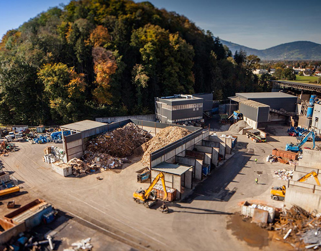 Plateforme de recyclage des déchets de chantiers de démolition et voirie en Savoie