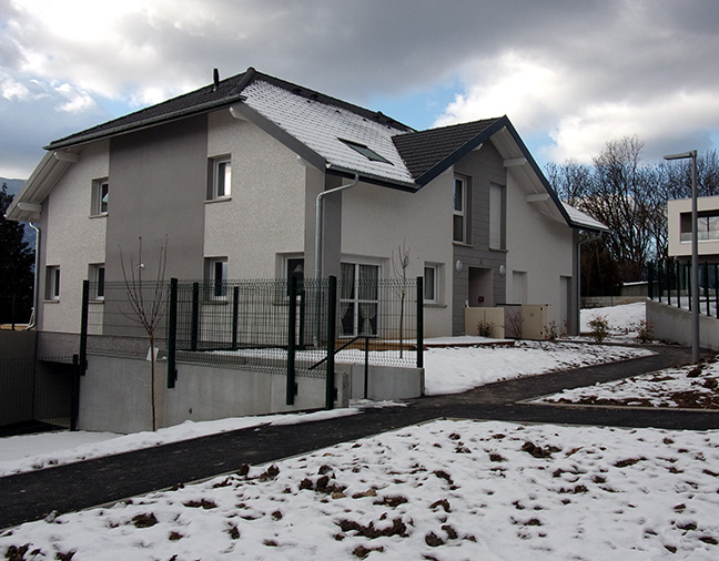 Création de plateformes de maisons à proximité de Chambéry, en Savoie (73) 